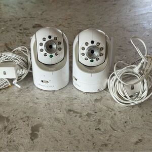 TWO Infant Optics Pro DXR-8 Pro Cameras & Cords